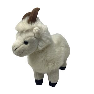 10" Omega Toys Stuffed Cream Goat Plush Stuffed Animal